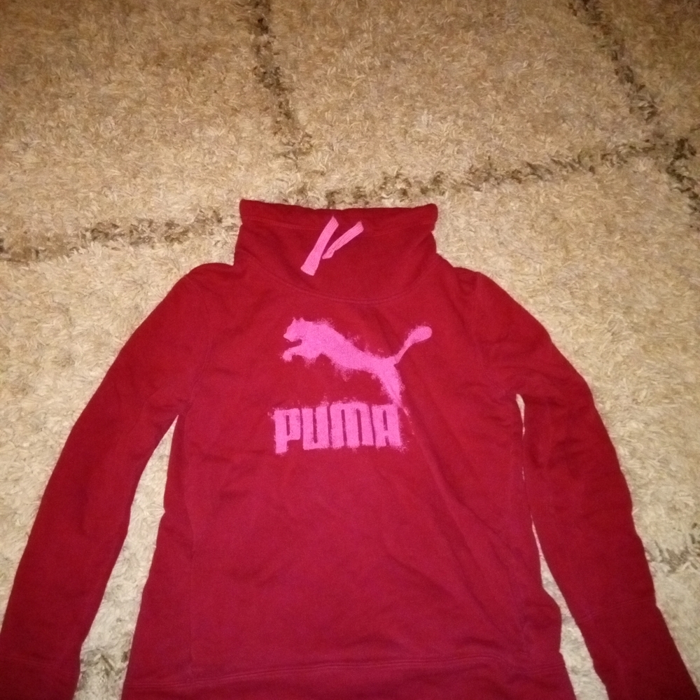 Puma, M, burgundy and pink